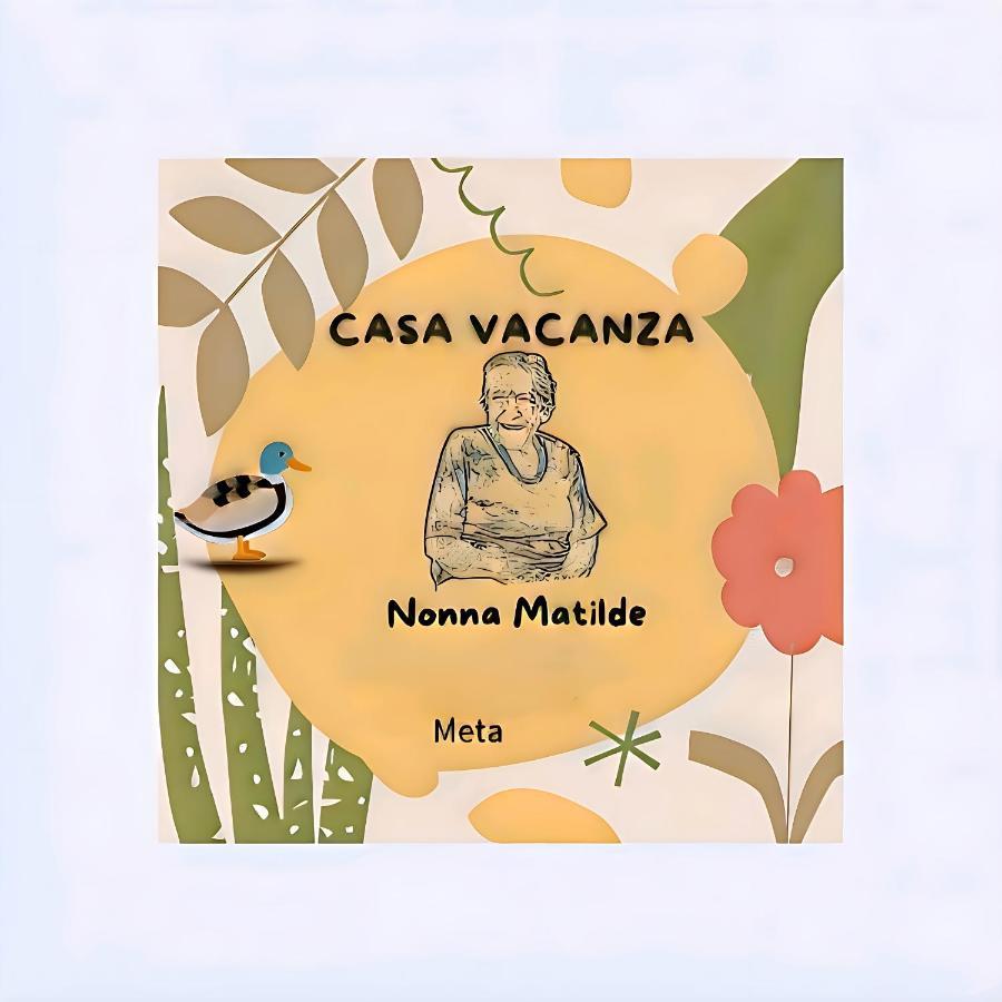 Casa Vacanza "Nonna Matilde" A Meta Di Sorrento, 600Mt Dal Mare, Casa Per 4 Exteriér fotografie